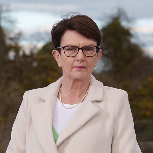 A portrait of the author Patricia Gibney